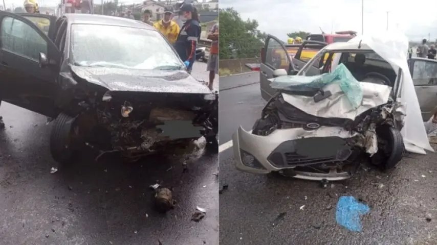 (VÍDEO) Idoso morre após trafegar na contramão da BR-101 e provocar acidente