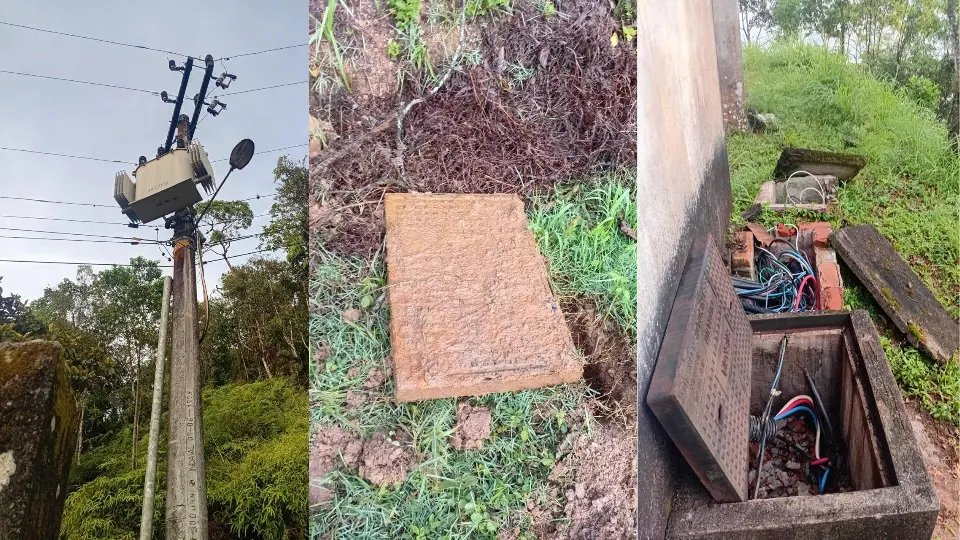 (VÍDEO) Furto de cabos no Morro da Antena derruba sinais de rádio e TV; Cidade FM continua no ar