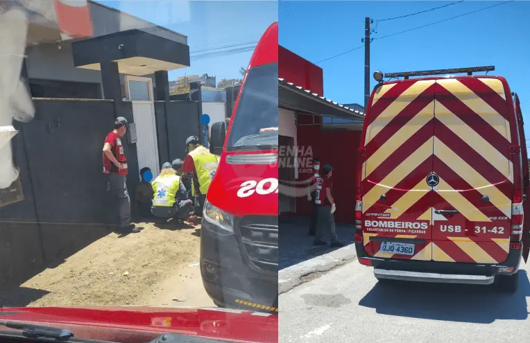 Homem é baleado na perna em frente a comércio