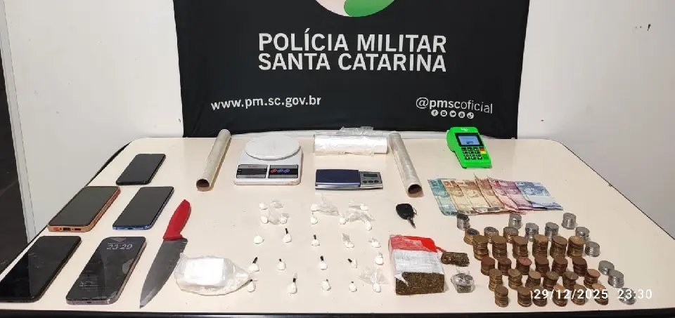 Cinco são presos por tráfico após denúncias