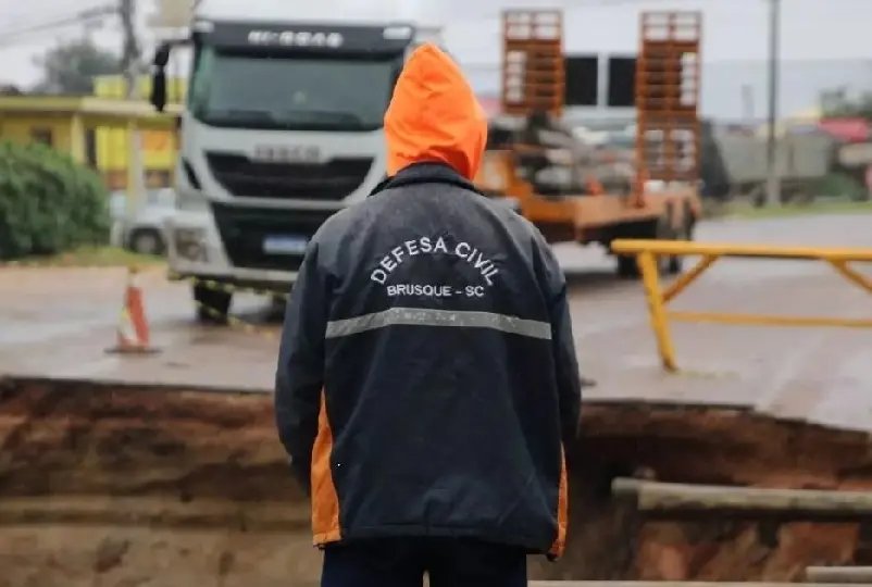 Defesa Civil de Brusque é a número um em Santa Catarina