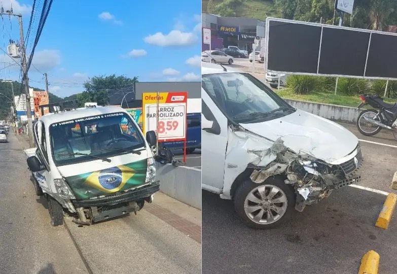 Dois veículos colidem e deixam trânsito lento no Guarani
