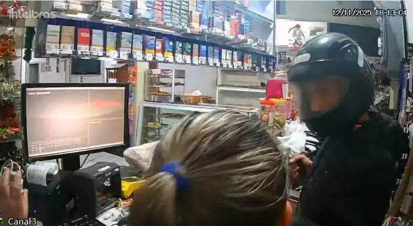 (VÍDEO) Suspeito de assaltar padaria é preso após dois meses