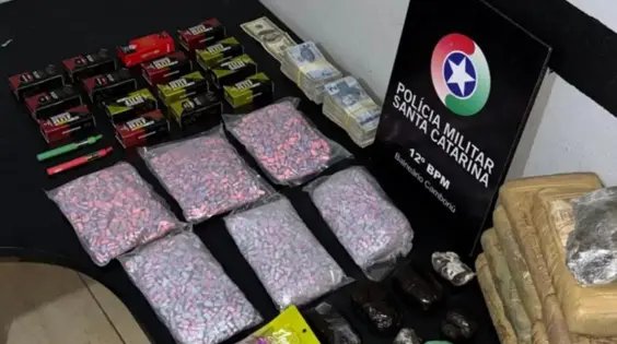 Homem é preso com drogas avaliadas em R$ 1 milhão 