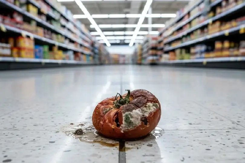 Mercado pagará indenização a mulher que escorregou em tomate