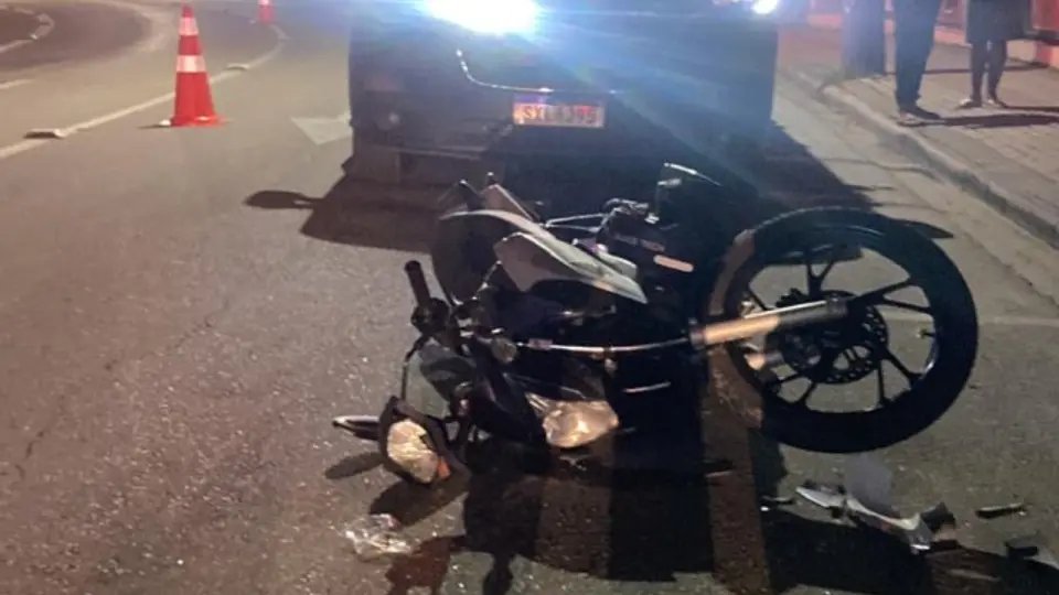 Motociclista fica inconsciente após acidente em Guabiruba
