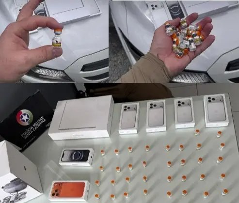 Homem é flagrado com medicamentos na cueca e produtos contrabandeados