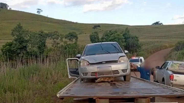 Fuga, colisão e perseguição: suspeito é preso após furto durante festa