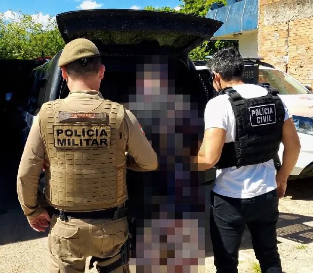 Suspeito de estupro e descumprimento de medida protetiva é preso em Guabiruba