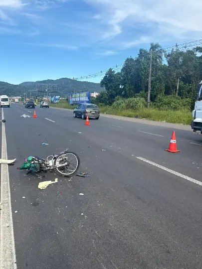 Idoso em bicicleta elétrica morre após acidente na Antônio Heil
