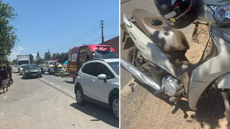 Motorista foge após acidente e deixa motociclista ferida na SC-410
