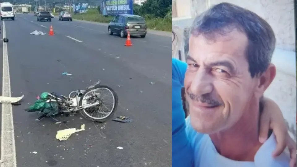 Identificado ciclista que morreu após acidente na Antônio Heil