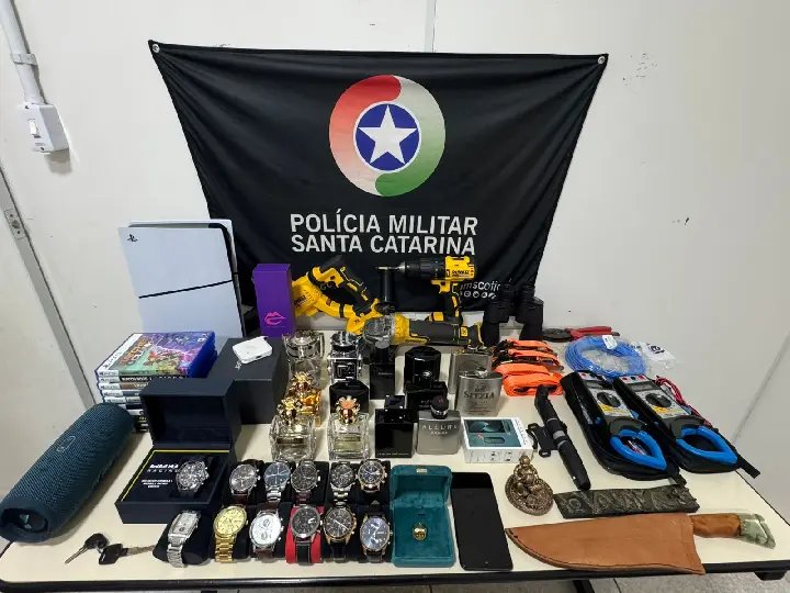 Suspeito é detido após furto a residência em SC