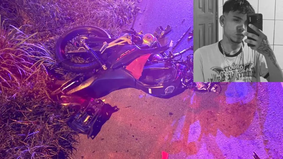 Jovem morre após colisão entre caminhão e moto na BR-470