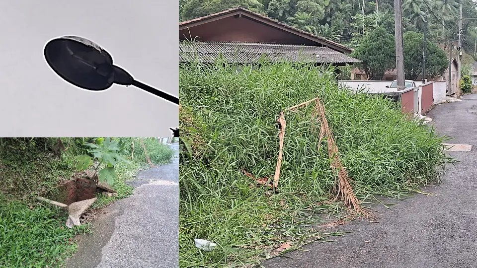 (VÍDEO) Moradores cobram conserto de bueiro, roçada e iluminação no bairro Guarani