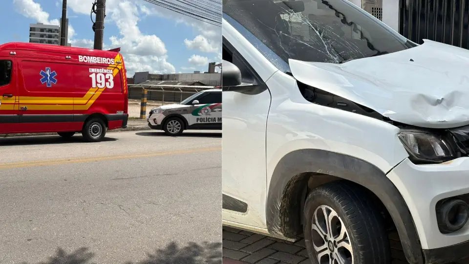 Santa Terezinha: mulher é atropelada na faixa de pedestres