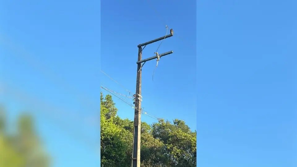 Apagão revela furto de transformador da rede elétrica