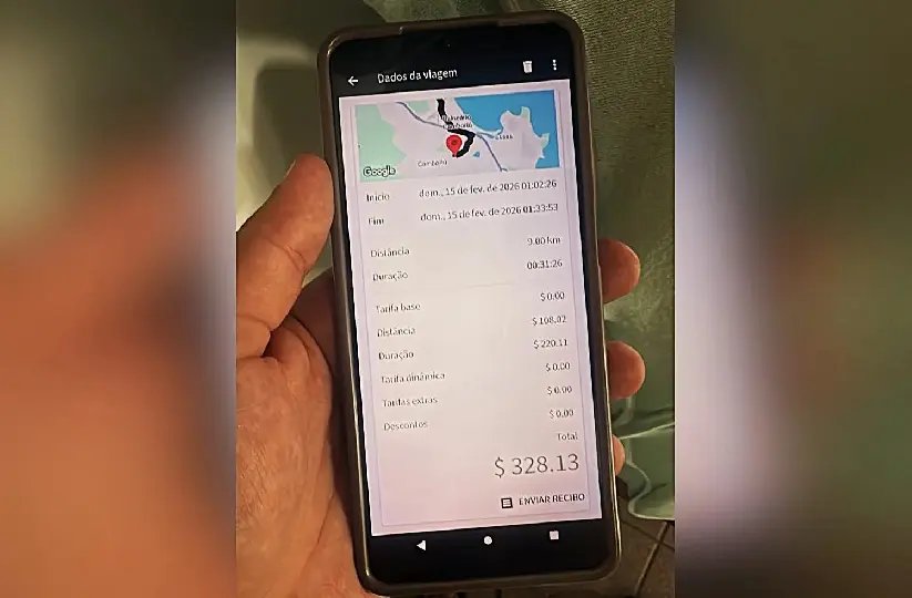 Golpe do ‘Falso Uber’: Turistas pagam R$ 326 por corrida