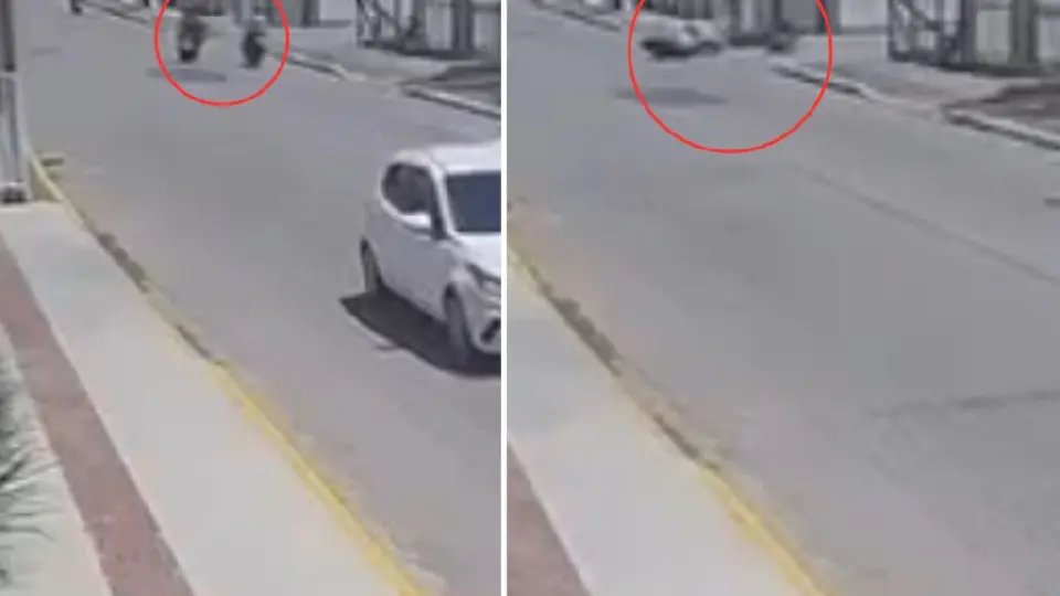Colisão entre duas motos deixa homem ferido em São João Batista