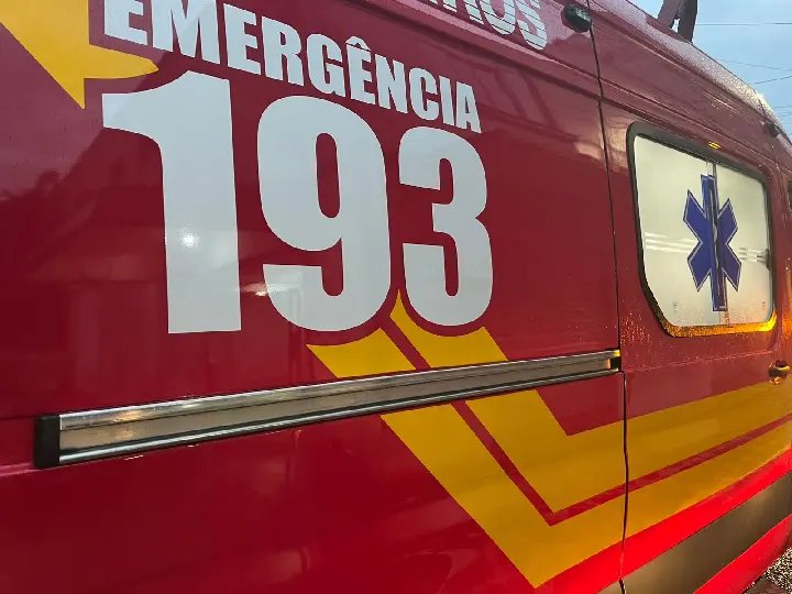 Santa Terezinha: moto cai no viaduto e deixa dois gravemente feridos