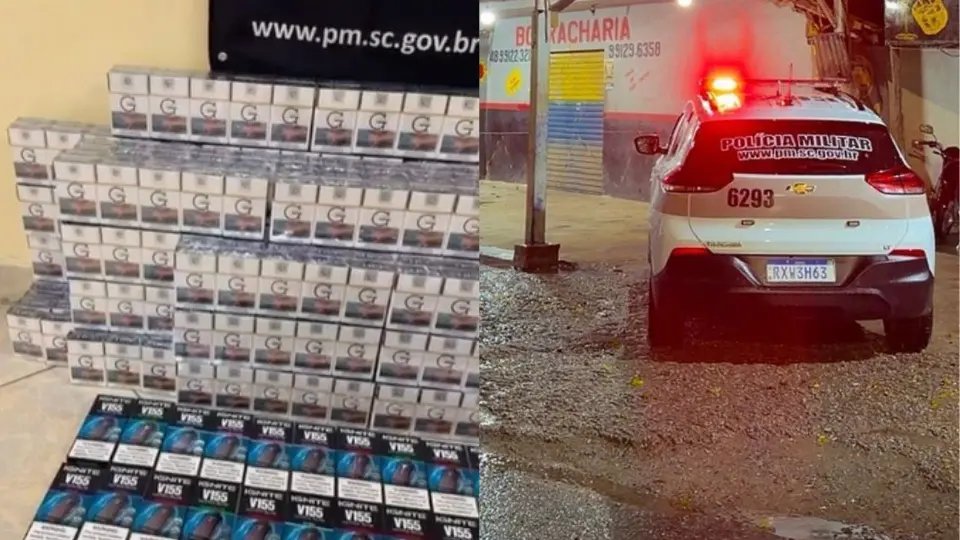 (VÍDEO) PM fecha o cerco e apreende contrabando em conveniência 'movimentada'